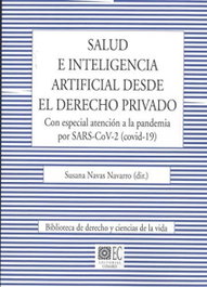 Salud e inteligencia artificial desde el derecho privado. Con especial atención, Susana Navas Navarro - COMARES