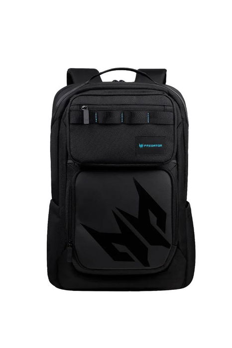 Acer Predator Mochila Militar para Portátil 16", 27.5 Litros, Impermeable, Color Negro, Acolchada, con Bolsillos Laterales y Asa