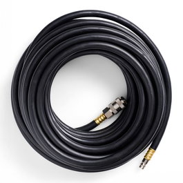 Probuilder Manguera para Aire Comprimido 10m x 15.5mm Caucho Negro 3/8" Montaje Rápido