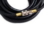 Probuilder Manguera para Aire Comprimido 10m x 15.5mm Caucho Negro 3/8" Montaje Rápido
