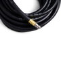 Probuilder Manguera para Aire Comprimido 10m x 15.5mm Caucho Negro 3/8" Montaje Rápido