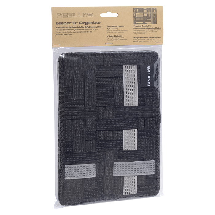 Ultron Funda Organizadora RealLife Keeper para Tablet 9 Pulgadas Negro Resistente a Rayones