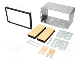 4CARMEDIA Semi-bastidor de montaje universal 2 DIN