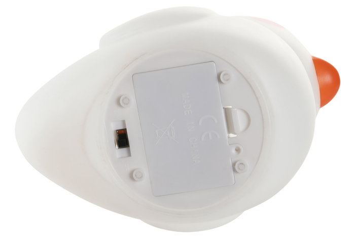 DKD Home Decor Quit Miedo Infantil Silicona LED Blanco 14 x 10 x 12 cm (6 Unidades)