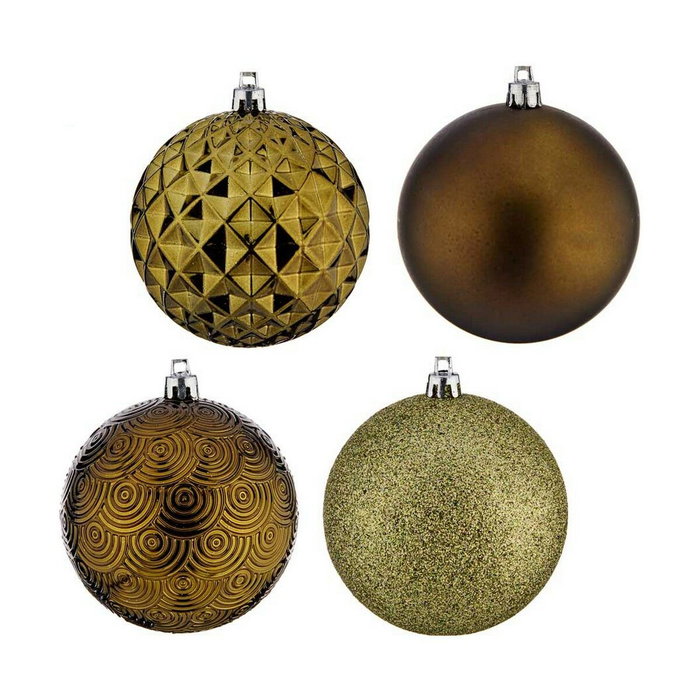 Set de Bolas de Navidad Krist+ Verde PVC (4 Unidades)