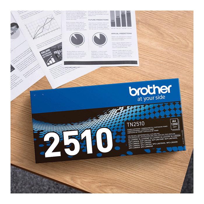Brother Tóner TN-2510 Negro Brother Tóner TN-2510 Negro