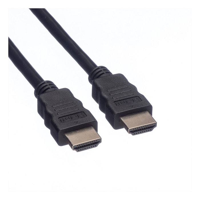 ROLINE Cable HDMI 11.04.5936 High Speed con Ethernet y ARC, 10 m, 4K 2160p a 30Hz, Negro TPE