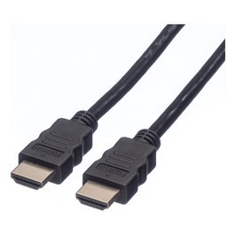 ROLINE Cable HDMI 11.04.5936 High Speed con Ethernet y ARC, 10 m, 4K 2160p a 30Hz, Negro TPE