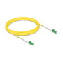 DeLOCK 83233 Cable de Fibra Óptica OS2 Simplex, LC/APC Macho a LC/APC Macho, 10 m, 9/125 µm, 0.15 dB, Para Conexiones Monomodo