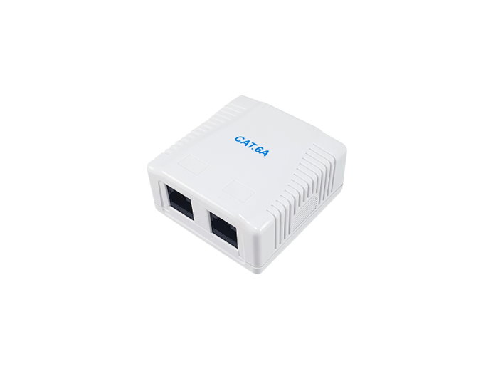 Equip Roseta Superficie RJ45 Cat.6A UTP 2 Puertos Color Blanco Equip Roseta Superficie RJ45 Cat.6A UTP 2 Puertos Color Blanco