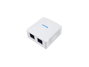 Equip Caja de Superficie 2 Puertos RJ45 Cat.6A Blanco