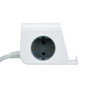 Simon Base Combiflat con 2 tomas Schuko, 2 USB-A, 2 USB-C y carga inalámbrica blanca