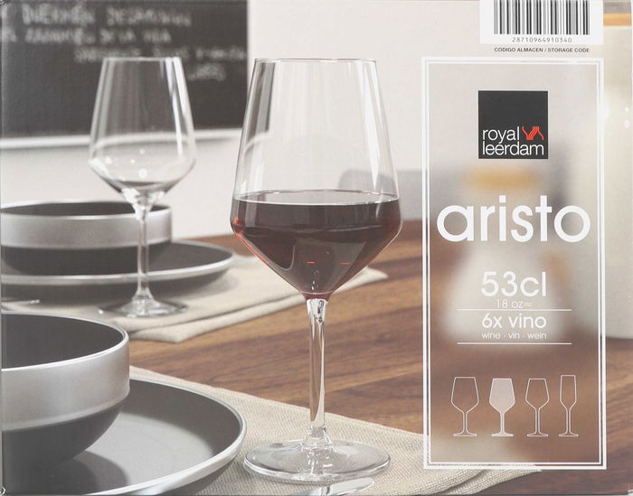 Royal Leerdam Set 6 Copas Vino 53 cl "Aristo"