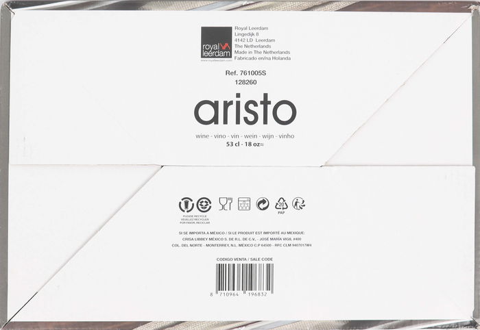 Royal Leerdam Set 6 Copas Vino 53 cl "Aristo"