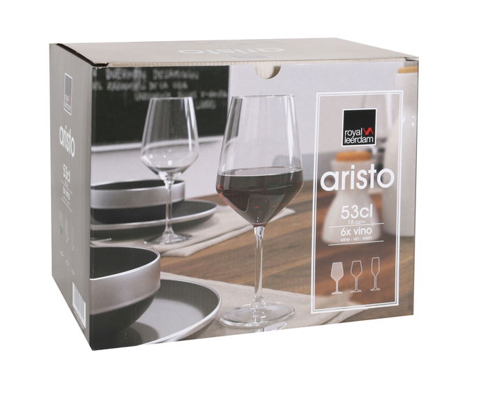 Royal Leerdam Set 6 Copas Vino 53 cl "Aristo"