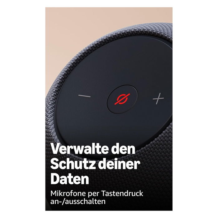 Amazon Echo Dot Max (2025) Altavoz Inteligente Esférico Inalámbrico Blanco con Alexa