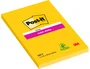 Post-it Bloc de notas adhesivas Super Sticky rayado amarillo ultra 101x152 mm