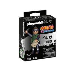Playmobil Figura Iruka Umino - Naruto Shippuden, Maestro de Naruto, con Cicatriz y Traje de Chunin, Coleccionable Anime