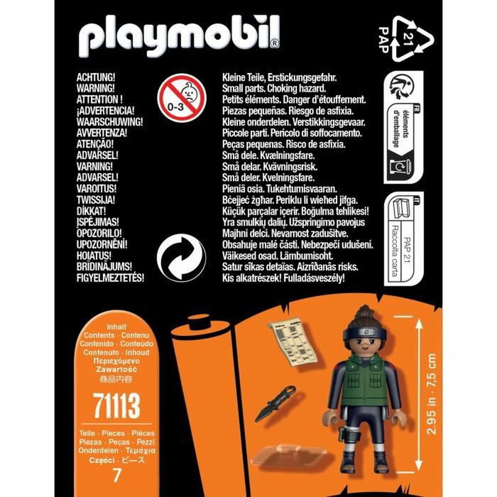 Playmobil Figura Iruka Naruto Playmobil Figura Iruka Naruto