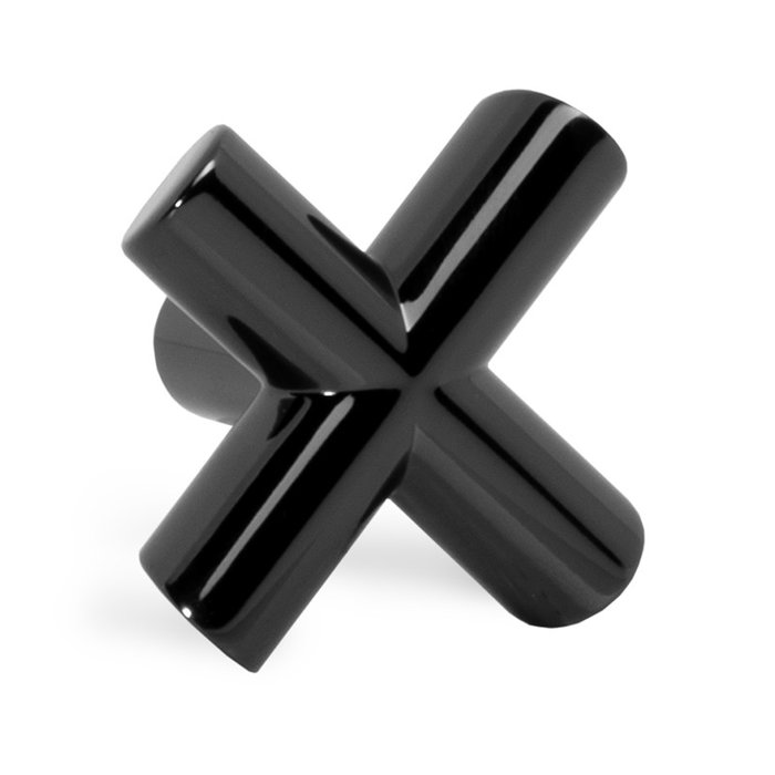 Viefe Pomo Equis 40x40 Zamak Cromo, Latonado, Negro, Blanco Mate, Negro Mate, Cobre Viefe Pomo Equis 40x40 Zamak Cromo, Latonado, Negro, Blanco Mate, Negro Mate, Cobre