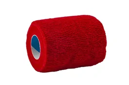Covetrus Venda Cohesiva 7,5 cm X 4,5 M Rojo 1Ud Autoadherente Flexible Transpirable