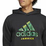 Sudadera con Capucha Hombre Adidas Jamaica Seasonal Doubleknit Negro