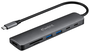 EWENT Docking Station 7 en 1 USB-C EW1152 HDMI 4K 100W Gris