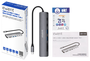 EWENT Docking Station 7 en 1 USB-C EW1152 HDMI 4K 100W Gris