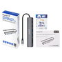 Ewent Ew1152 Docking Station USB-C 7 en 1 Hub Multipuerto con HDMI 4K @60Hz, PD 100W, USB-A 3.2, Lector de Tarjetas SD para Portátil y Smartphone