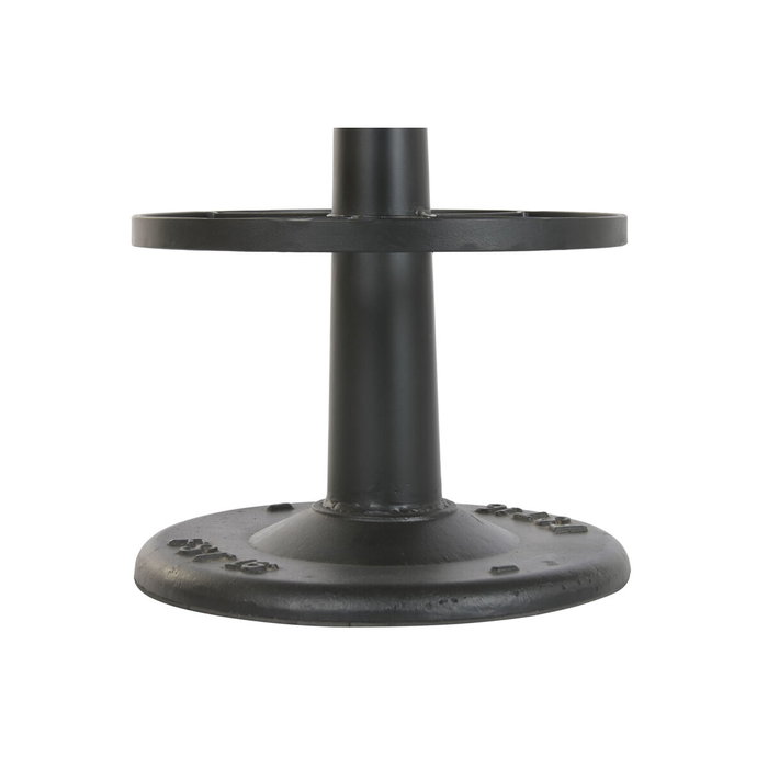 DKD Home Decor Taburete Vintage Giratorio en Piel