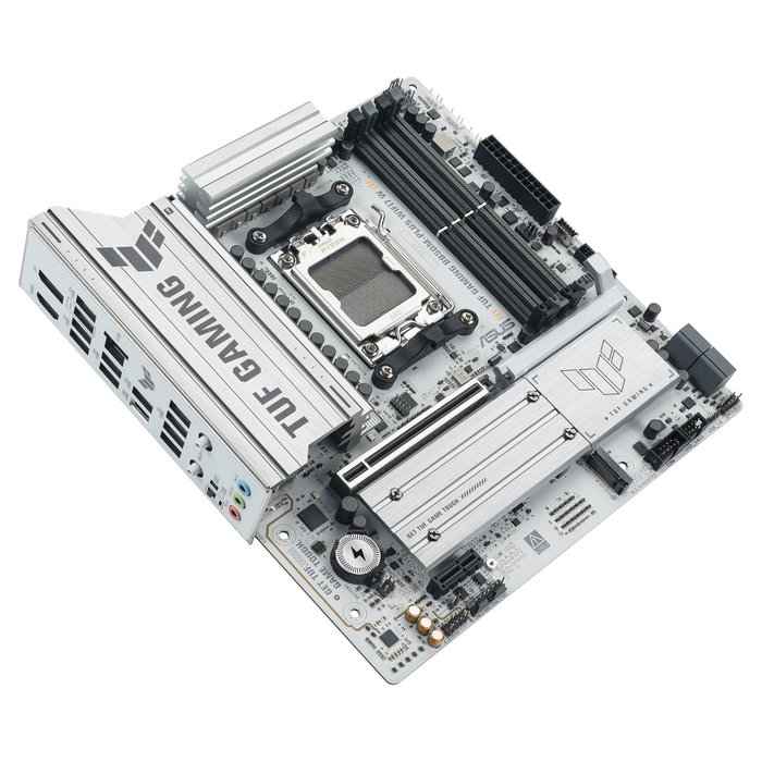 ASUS TUF GAMING B850M-PLUS WIFI7 W Micro ATX AMD B850 Blanco ASUS TUF GAMING B850M-PLUS WIFI7 W Micro ATX AMD B850 Blanco