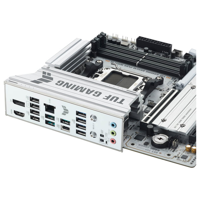 ASUS TUF GAMING B850M-PLUS WIFI7 W Micro ATX AMD B850 Blanco ASUS TUF GAMING B850M-PLUS WIFI7 W Micro ATX AMD B850 Blanco