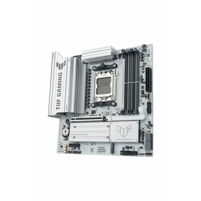 ASUS TUF GAMING B850M-PLUS WIFI7 W Micro ATX AMD B850 Blanco ASUS TUF GAMING B850M-PLUS WIFI7 W Micro ATX AMD B850 Blanco