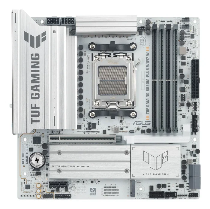 Asus TUF GAMING B850M-PLUS WIFI7 W AMD B850 micro ATX Blanco Asus TUF GAMING B850M-PLUS WIFI7 W AMD B850 micro ATX Blanco