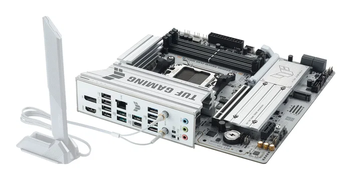 Asus TUF GAMING B850M-PLUS WIFI7 W AMD B850 micro ATX Blanco Asus TUF GAMING B850M-PLUS WIFI7 W AMD B850 micro ATX Blanco