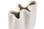 DKD Home Decor Jarrón de Cerámica Blanco 16x11x18 cm