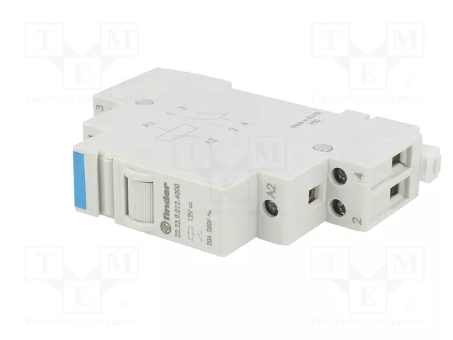 FINDER Relé de instalación Serie 22.23 12VDC 20A NC + NA