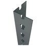 Simon Rack Perfil Sclick para Estantería 2000mm Gris Metálico