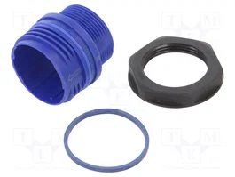 HARTING Carcasa Han® F+B Azul Recta IP67/IP6K9K