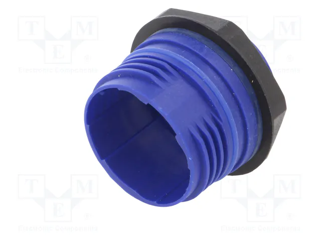 HARTING Carcasa Han® F+B Azul Recta IP67/IP6K9K