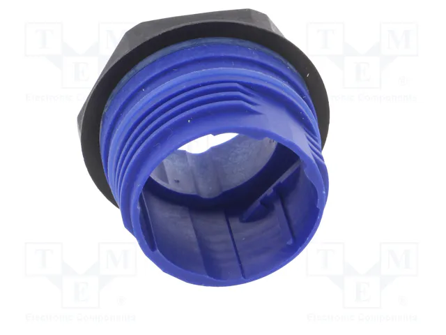 HARTING Carcasa Han® F+B Azul Recta IP67/IP6K9K