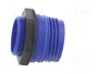 HARTING Carcasa Han® F+B Azul Recta IP67/IP6K9K