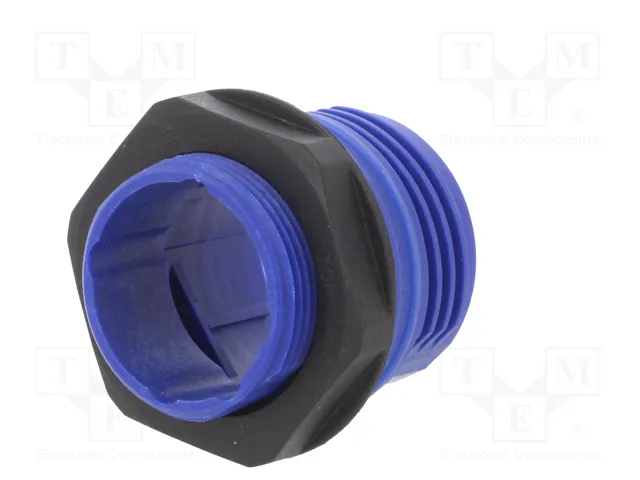 HARTING Carcasa Han® F+B Azul Recta IP67/IP6K9K