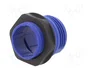 HARTING Carcasa Han® F+B Azul Recta IP67/IP6K9K
