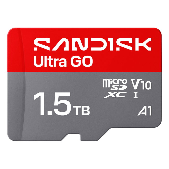 SanDisk Ultra GO 1,5 TB MicroSDXC UHS-I Gris, Rojo SanDisk Ultra GO 1,5 TB MicroSDXC UHS-I Gris, Rojo