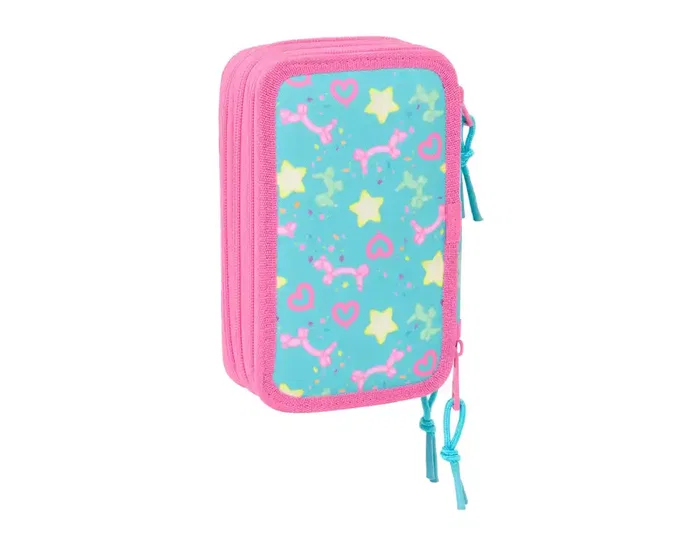 Safta Plumier Triple Gabby's Dollhouse Confetti con 37 piezas Safta Plumier Triple Gabby's Dollhouse Confetti con 37 piezas