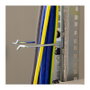 LogiLink Set de 2 soportes de gestión de cables de 19 pulgadas, acero, 40 x 80 mm