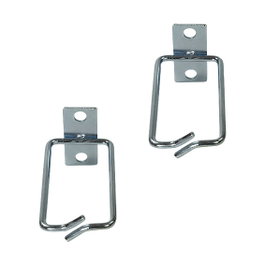 LogiLink Set de 2 soportes de gestión de cables de 19 pulgadas, acero, 40 x 80 mm