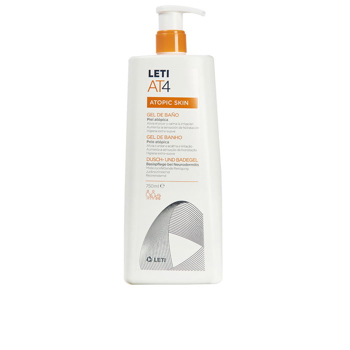 Leti Pharma LETIAT4 Atopic Skin Gel de Baño para Piel Atópica 750 ml Leti Pharma LETIAT4 Atopic Skin Gel de Baño para Piel Atópica 750 ml