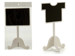 Pincello Pizarra Pie Forma Camiseta Rectángulo Surtidos 13.5 x 25 x 15 cm (Set de 48)